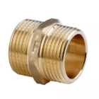 FERRO Nypel Mosiężny 1/2" Żółty