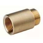 FERRO Przedłużka Mosiężna 1/2" 25mm Żółta