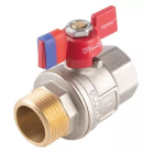 FERRO Zawór Kulowy Nakrętno-Wkrętny Z Motylkiem 1 1/4" F-Power