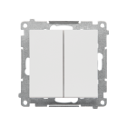 KONTAKT-SIMON 55 Moduł Jasnoszary Mat Łącznik Seryjny Zaciski Sprężynowe 10AX 250V