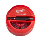 MILWAUKEE Zestaw Bitów Shockwave Z Uchwytem Zestaw 15szt.