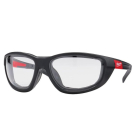 MILWAUKEE Okulary Ochronne Premium Z Uszczelką Bezbarwne