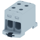 MOREK Złączka Szynowa Przelotowa 2xAL/CU 25.0-150.0MM2 1000V AC 1500V DC Zacisk Uniwersalny Szary