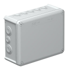 OBO BETTERMANN T250 Puszka Instalacyjna NT 190X240X95 Pokrywa Pełna IP66 IK05 Jasnoszary T-Seria