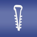 OPATÓWEK USMP 2/100 Uchwyt Kablowy Wbijany Płaski Biały YDYP 2X2.5