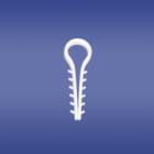 OPATÓWEK USMO 10/100 Uchwyt Kablowy Wbijany Okrągły Biały