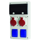 SCAME BLOCK 4 Rozdzielnia Budowlana 10M 2x230V 2x32/5 Seria 632