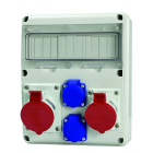 SCAME ENERBOX Rozdzielnia Budowlana 2x230V 2x32A